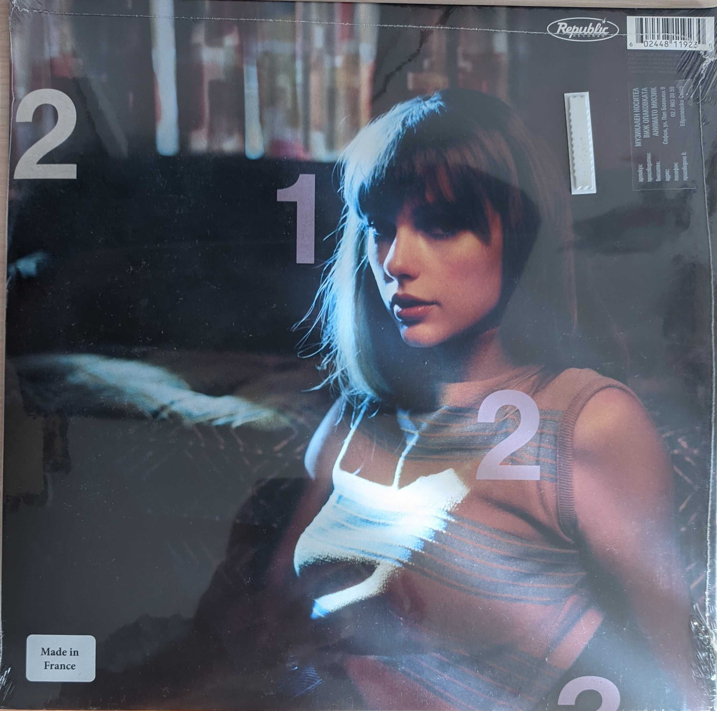 Грамофонна плоча на Taylor Swift - "Midnights" 2022 г.