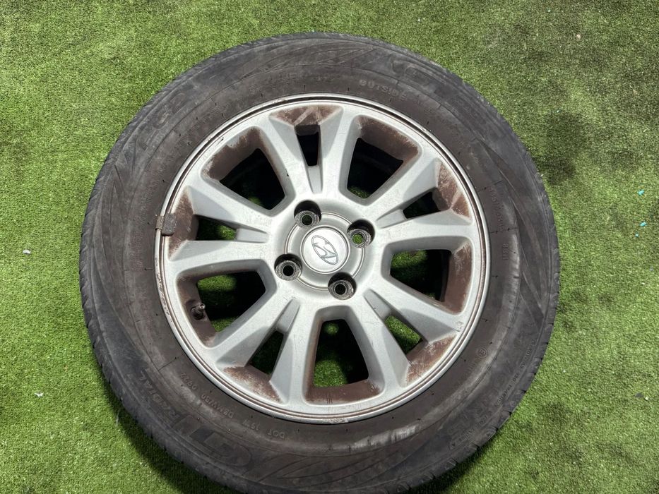 JANTE HYUNDAI R15 / 4x100 / i20 15 / 185/65 R15 / DOT-E / MWB0 4522 / 6.0J * 15 - A TYPE + CAUCIUCURI (X3)