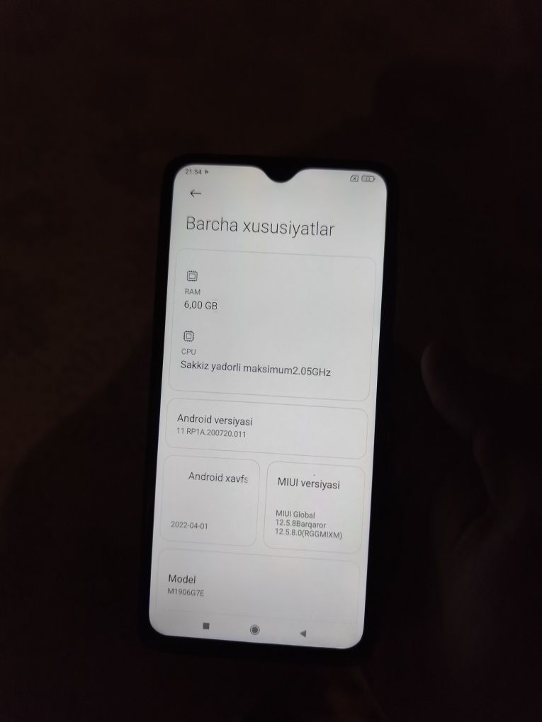 Redmi note 8 pro sotiladi