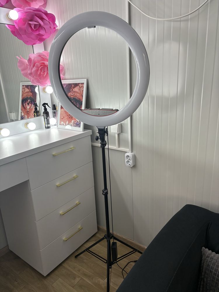 Vand masa makeup/scaun/ring light