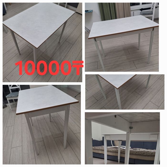 Белый кухонный стол