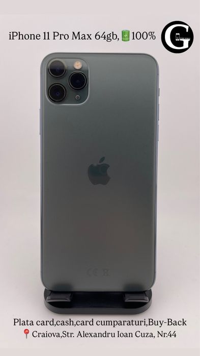 G Store Mobile! OFERTA: iPhone 11 Pro Max 64Gb,100%!