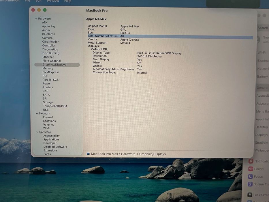 MacBook Pro 16" M4 MAX 16CPU, 40GPU, 48RAM, 1TB SSD, ГАРАНЦИЯ 7.2028г