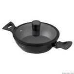 Oala cu capac din aluminiu, cu invelis antiaderent, 24cm, 2.5l,