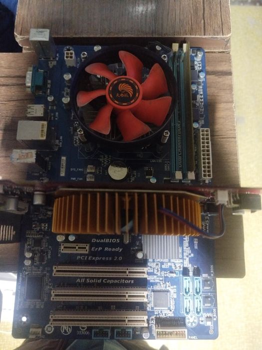 Model : GiGabyTe P61 / Cpu G645 / 4Gb ozu  V Card  PALiT 512 GB