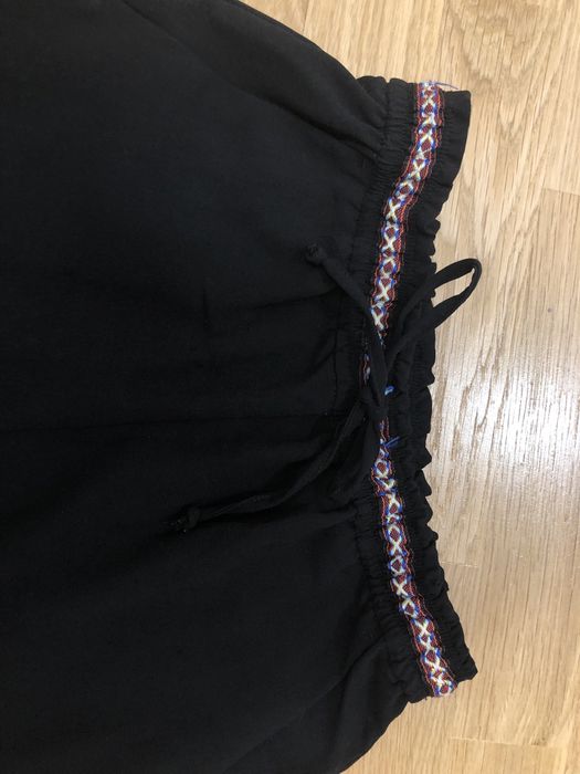 Pantaloni hm negri cu banda in talie