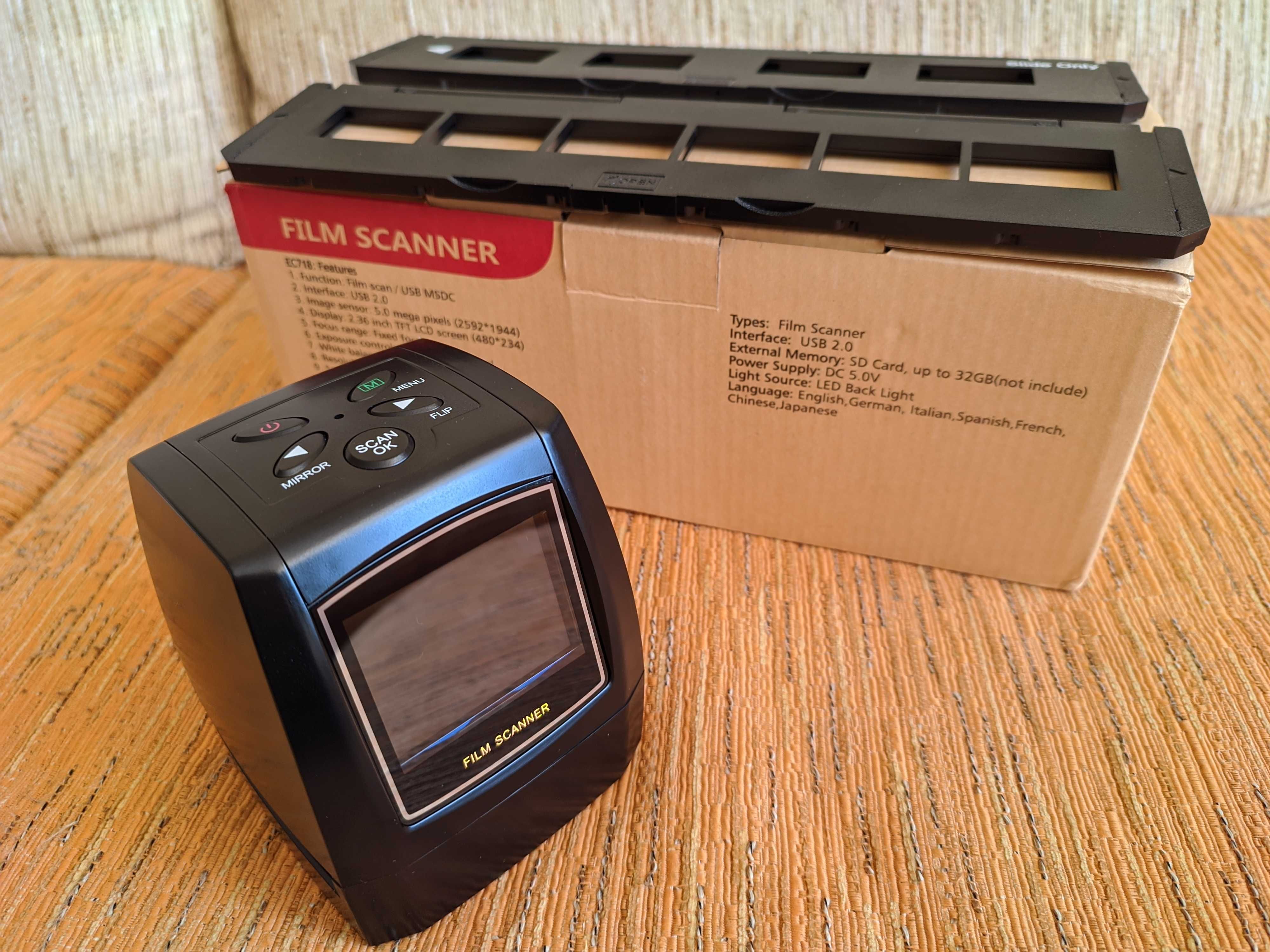Скенер за фото ленти 35mm (дигитализатор) 5MP CMOS сензор 3600 dpi
