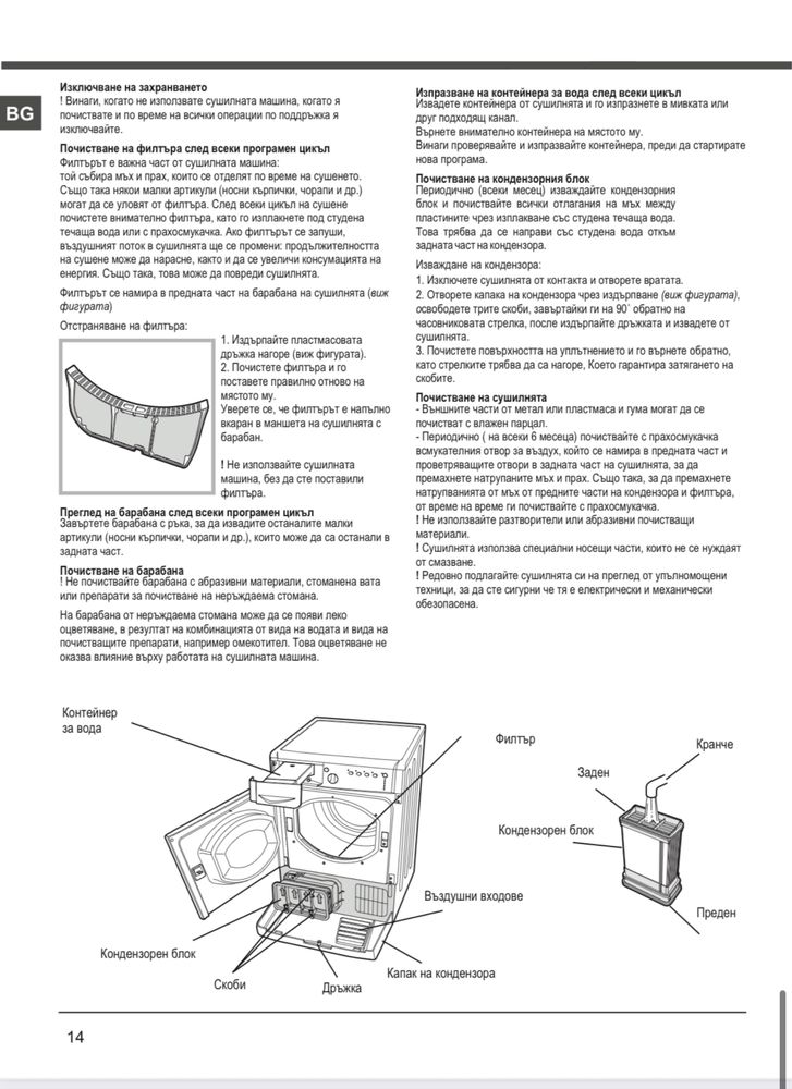 Кондезационна сушилня Indesit