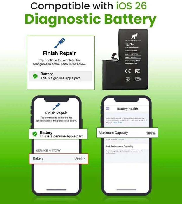 Apple iPhone 12 Mini 12 Pro 12 Pro Max Baterie Aftermarket