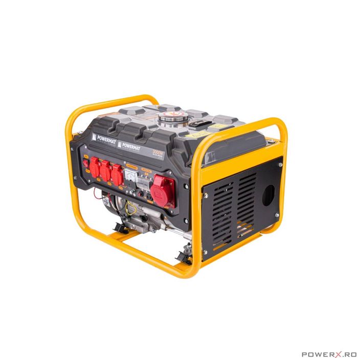 Generator de curent pe benzina 3 kw, 2 in 1, monofazic si trifazic,