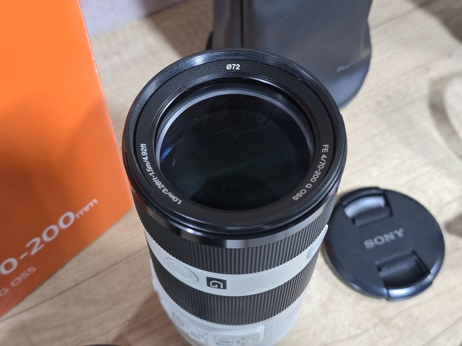 Obiectiv tele SONY G 70-200mm, F4 FE OSS, cu stabilizare, full frame