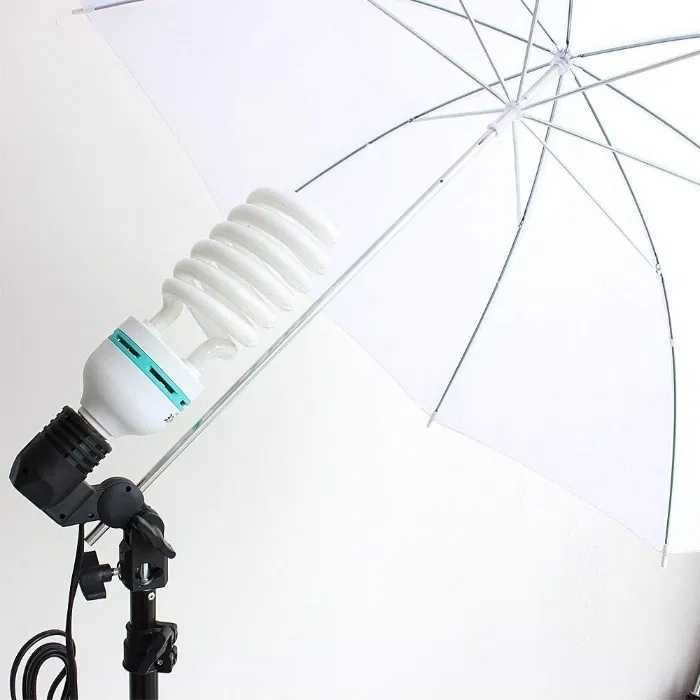 Set lumina studio foto sau videochat: kit cu trepied, lumini ,umbrele
