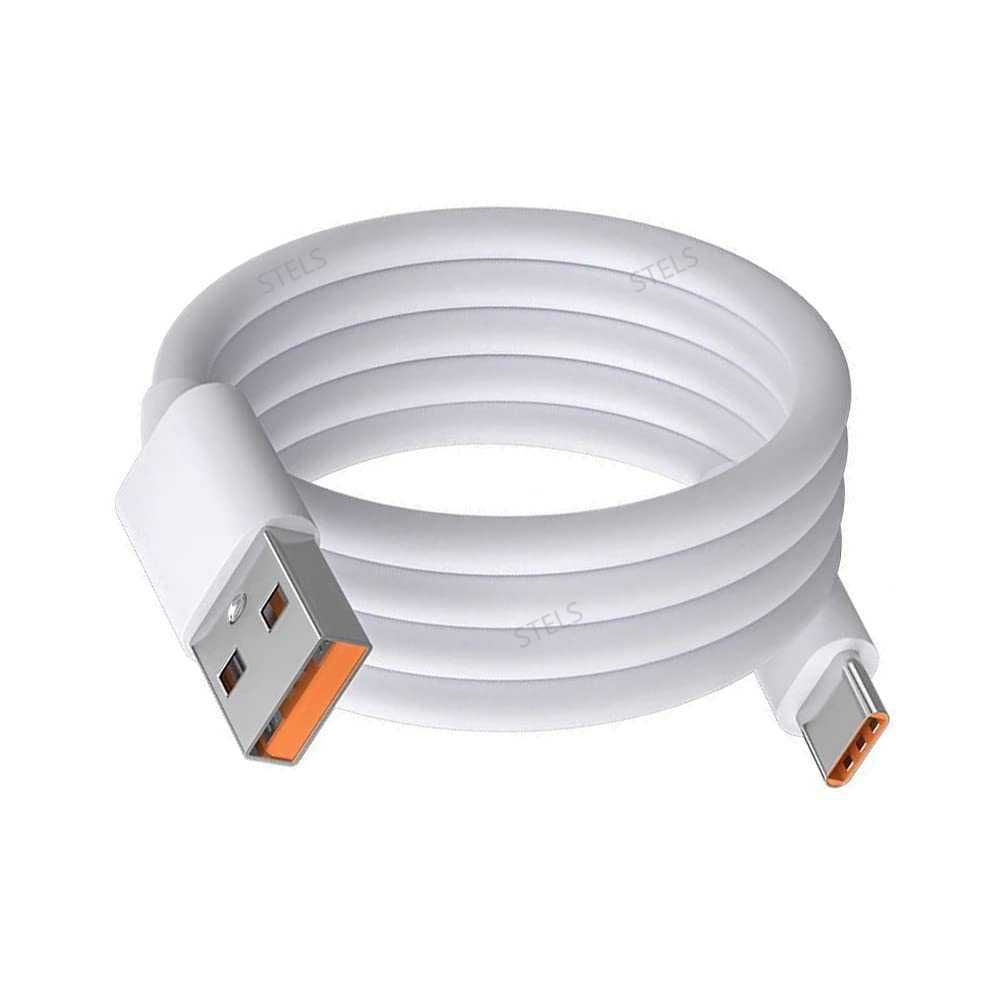 Кабел USB към USB-C Xiaomi, 120W, 6A, Бързо зареждане, 1м, Бял