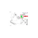 Furtun intercooler, supraalimentare Bmw Seria 5 E60/E61 2003-2010, diametru 55 mm, cauciuc, 2017PT-10