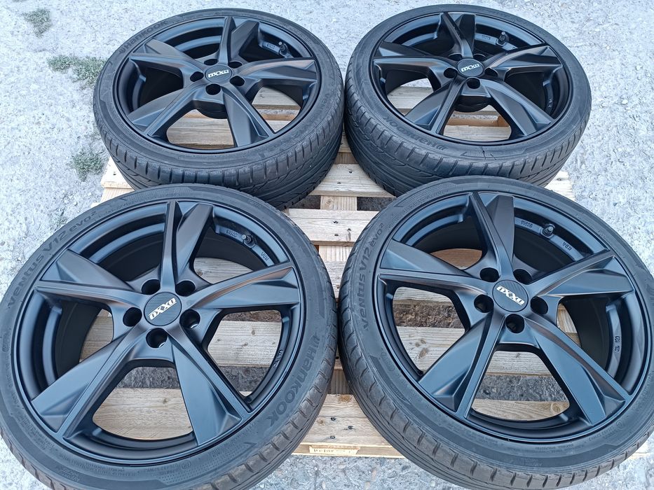 Лети джанти 17ки 5х100 Oxxo + летни гуми 205/40/17 Hankook