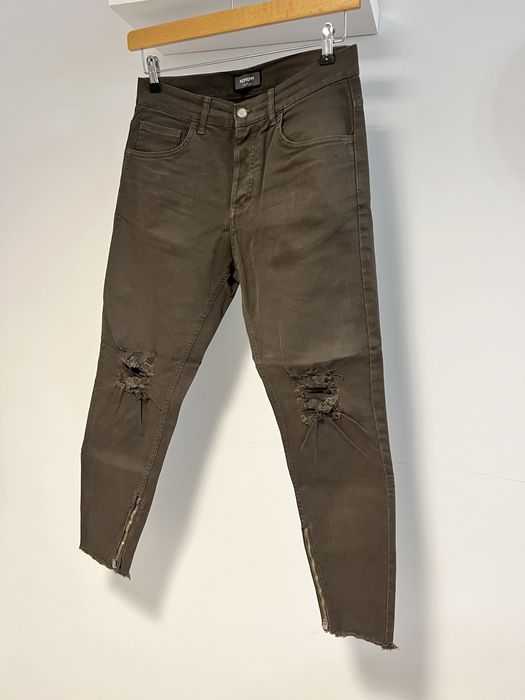 Blugi Nohow Style slim fit maro