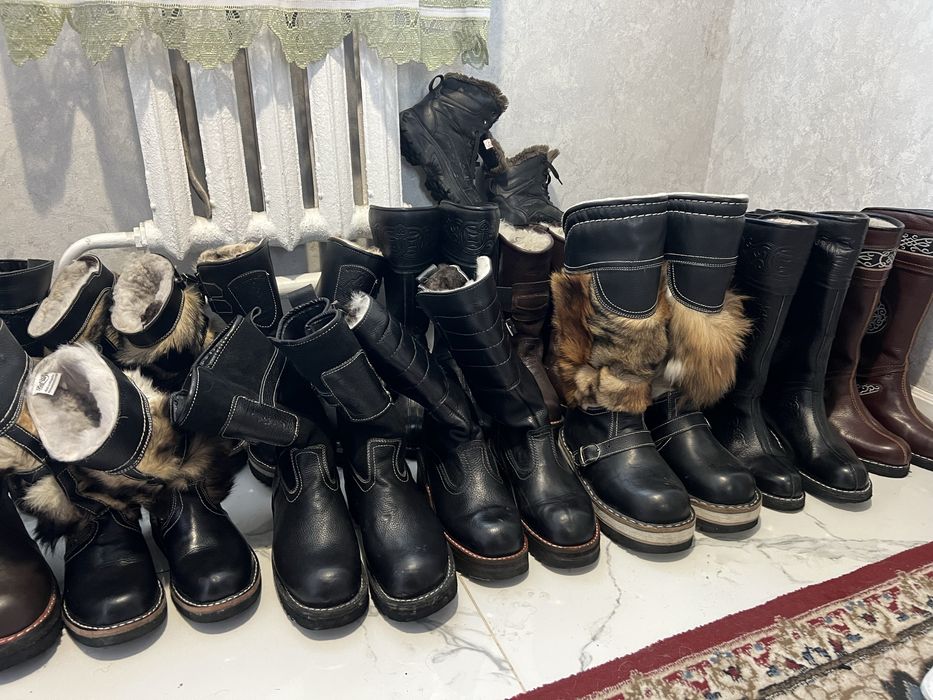 Унты с Монголий все размеры есть як волк верблюд