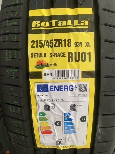 Нови летни гуми ROTALLA SETULA S-RACE RU01 215/45R18 93Y XL НОВ DOT