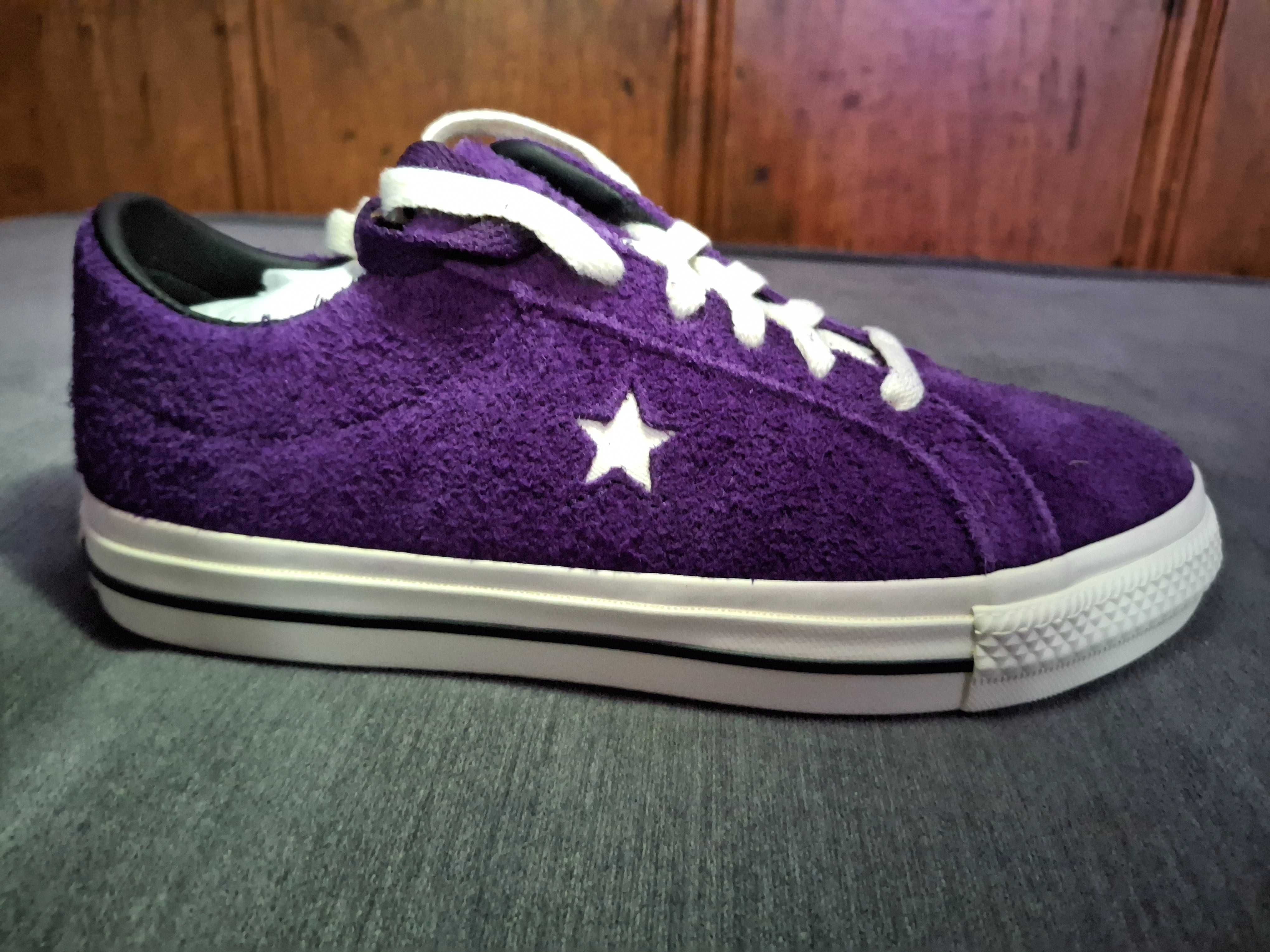 CONVERSE CONS One Star Pro Purple Suede;дамски;37-ми номер;120 лв;нови