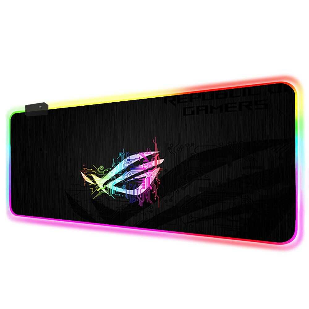 70х30 90x40 ASUS ROG gaming Геймърски пад подложка мишка mousepad RGB