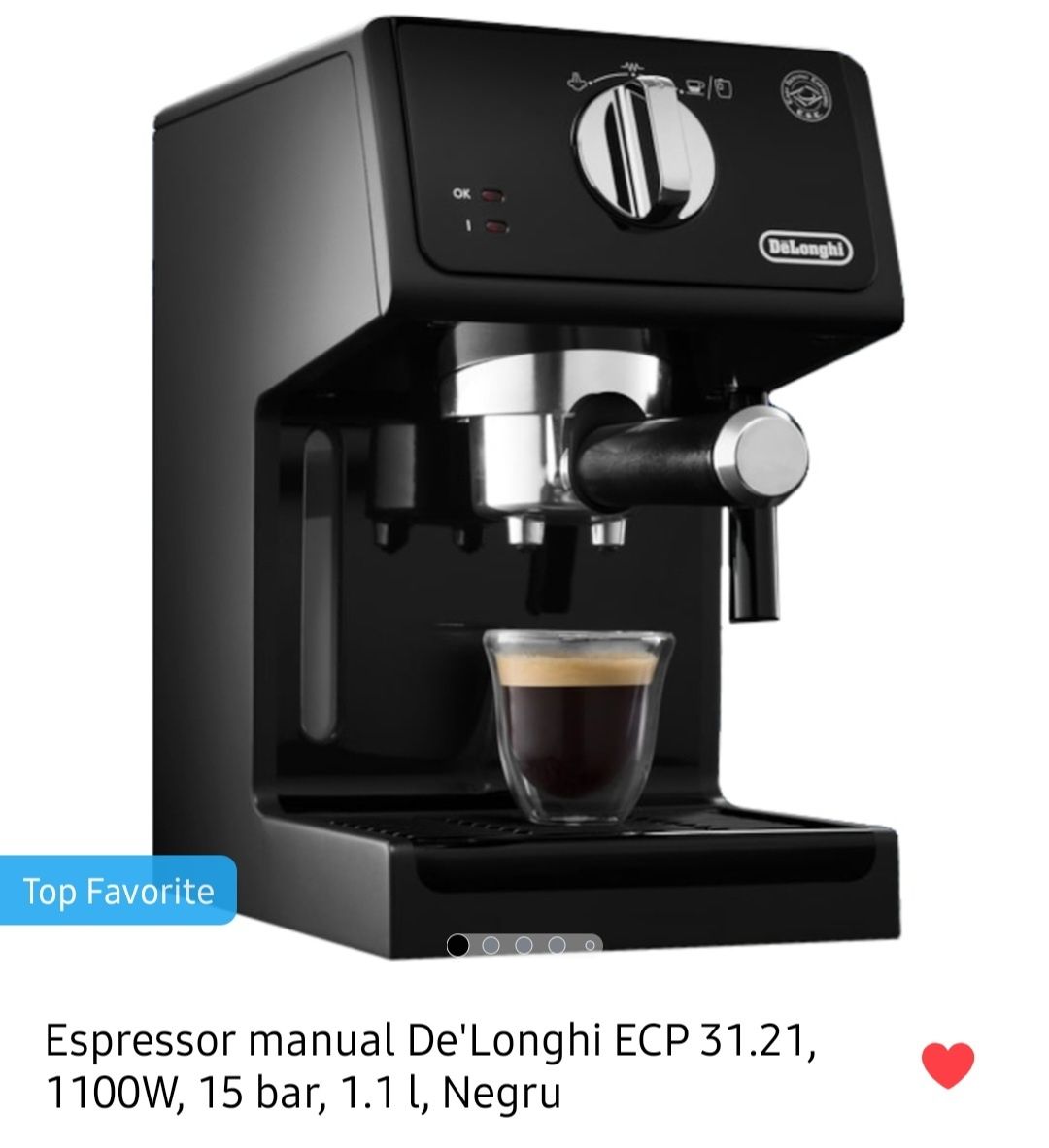Espresor manual cafea De ' Longhi