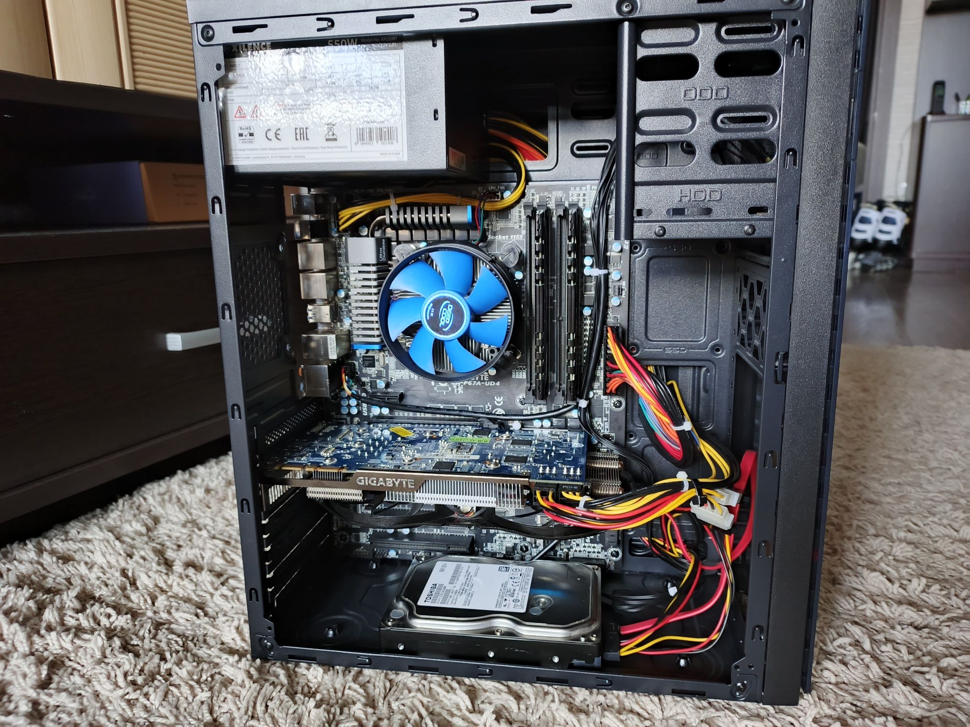 Компьютер Xeon e3-1220v2,  16гб озу, GTX 670