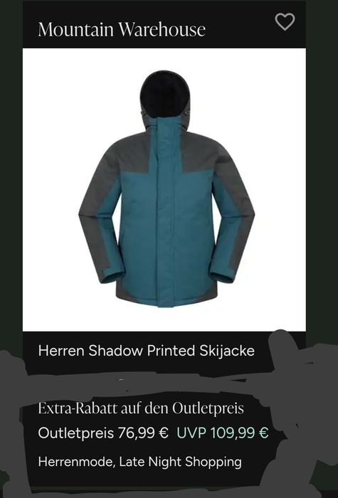 Geaca de iarna de la Mountain Warehouse