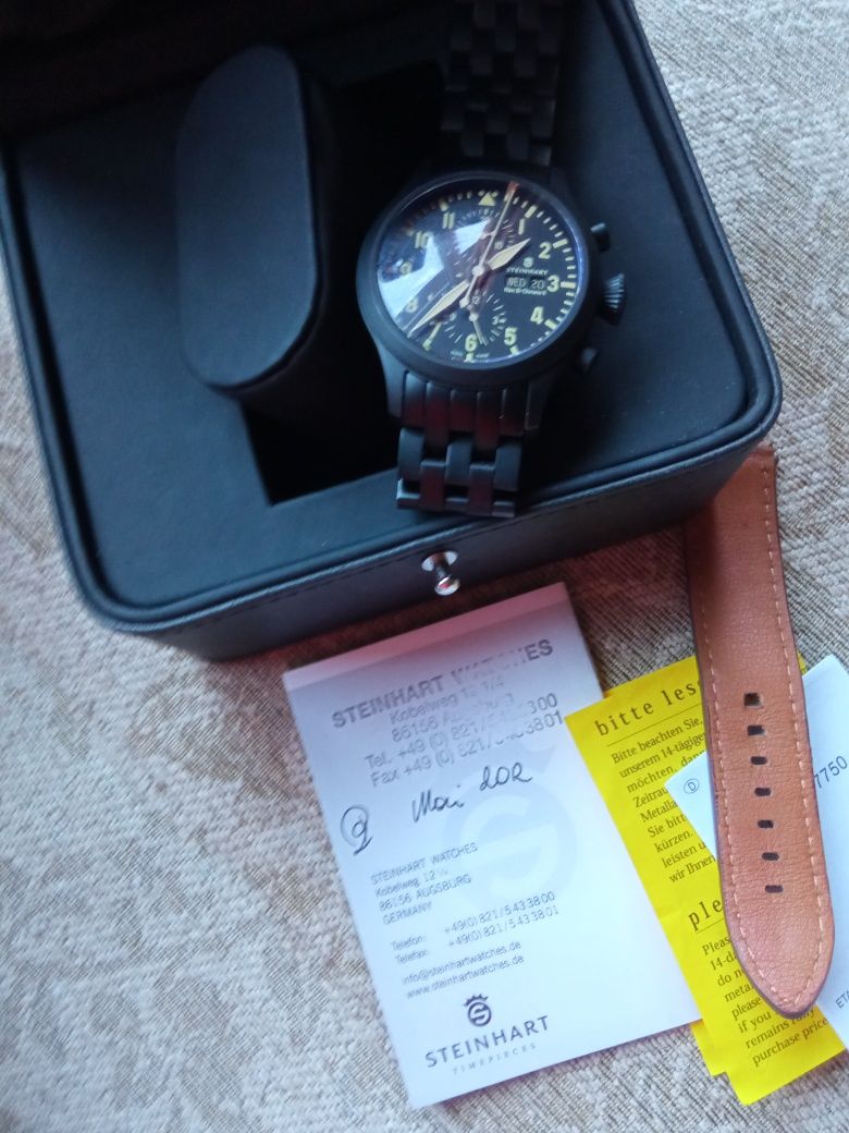 ceas pilot Nav B-Chrono II Black DLC