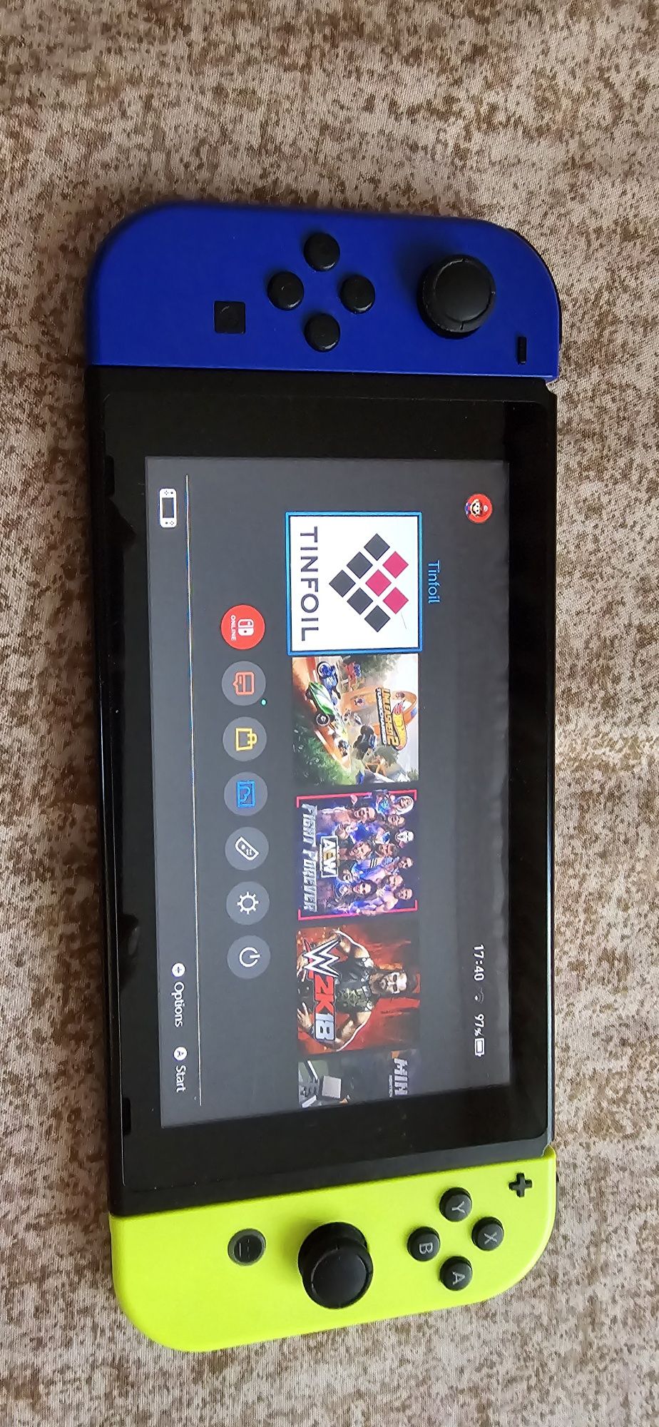 Nintendo Switch Lite Mondat nou card 256gb  instalați orice joc Ninte