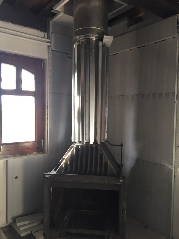 Horn,Cosuri de fum din inox dublu izolate