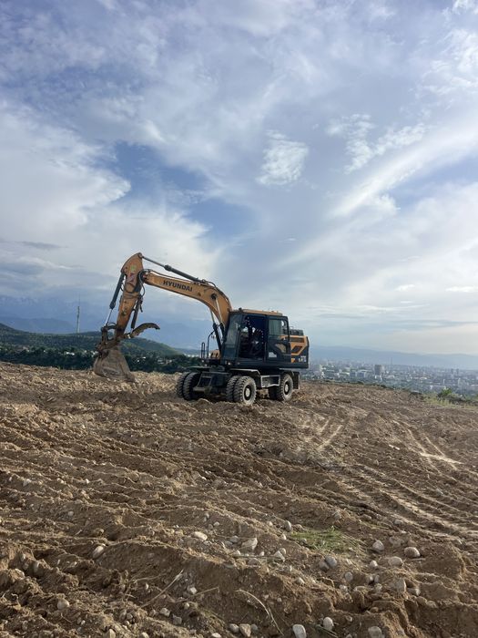 Услуги и ареда Колесни экскаватор гидромолот снос