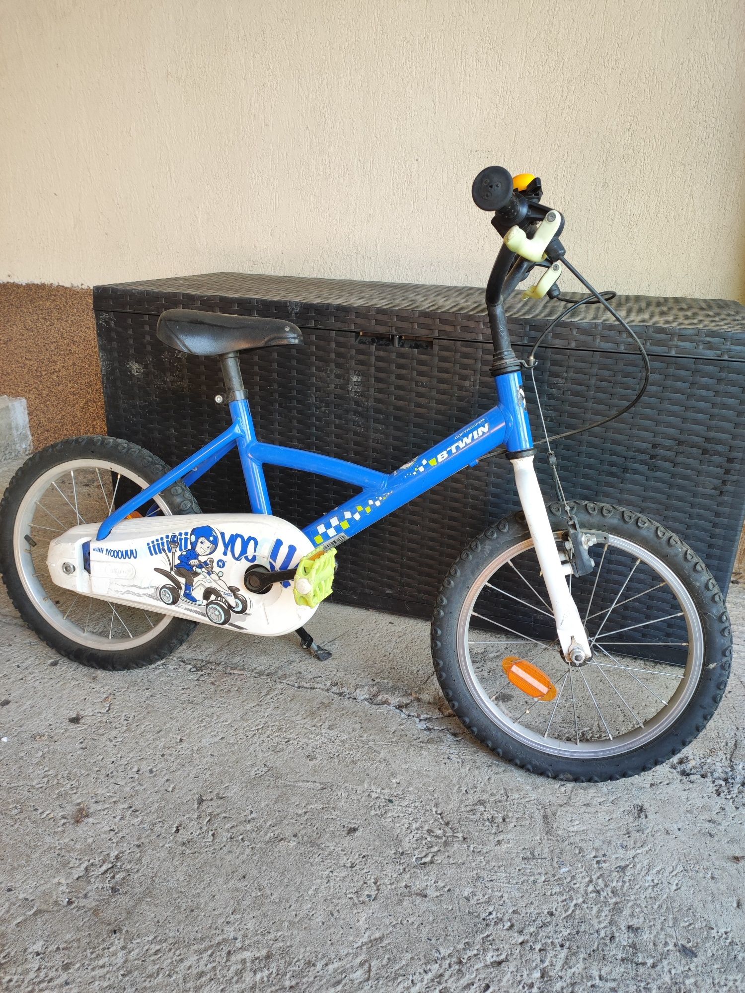 Bicicleta BTWIN 14" albastra
