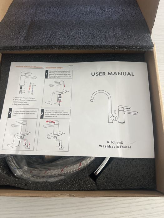 Vand baterie chiuveta baie