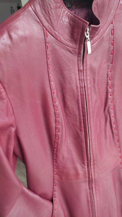 Haină de piele naturală