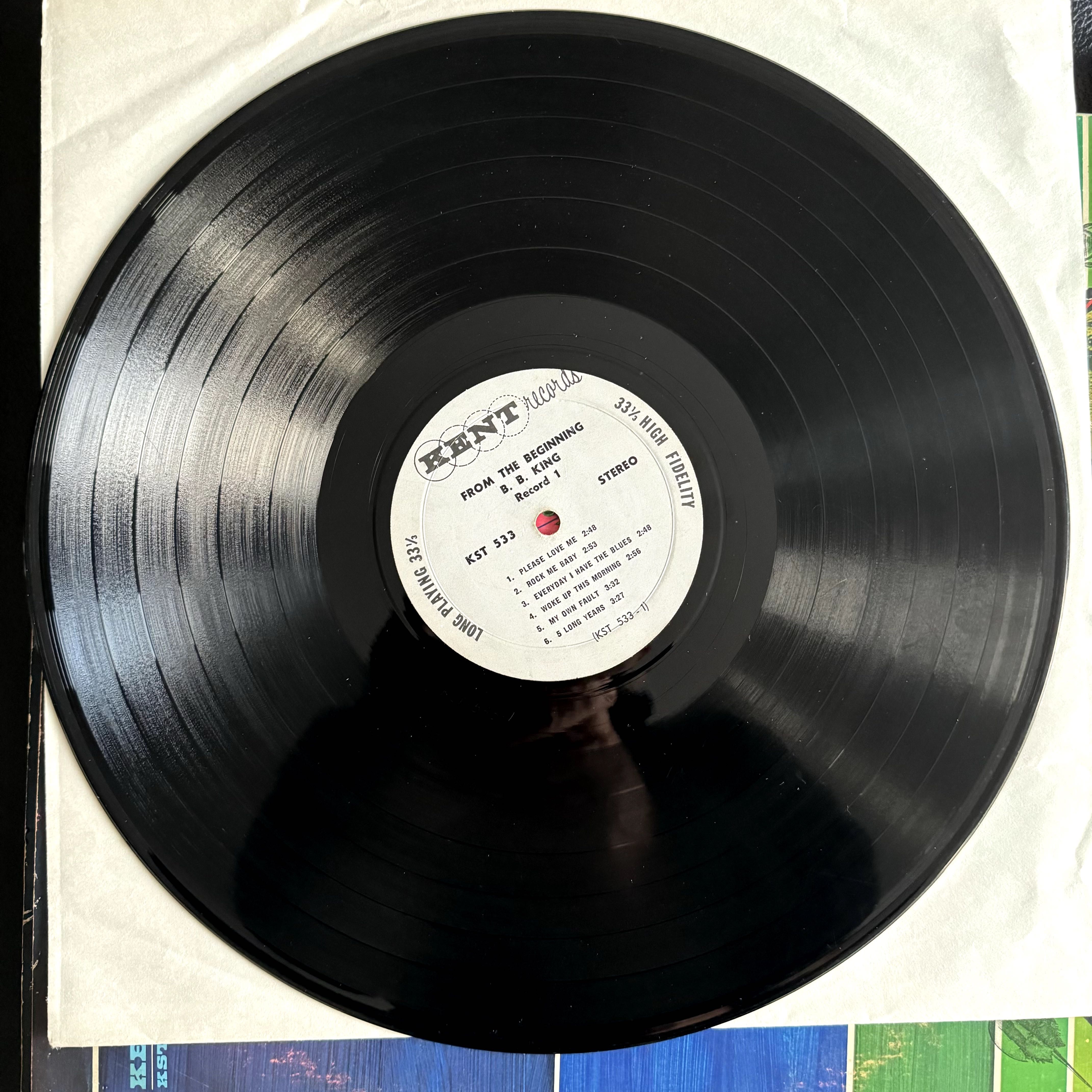 B.B. King – From The Beginning, disc vinil dublu LP, presa US '68