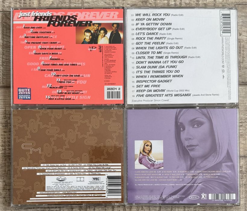 Pachet 16 Eurodance/EuroPop - Five/Blue/A*teens/US5/Black Eyed Peas