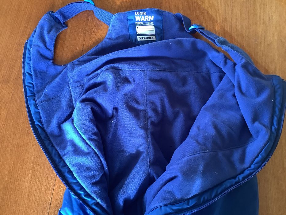 Детски ски яке, гащеризон и ръкавици от Декатлон (89-95см) + ботуши