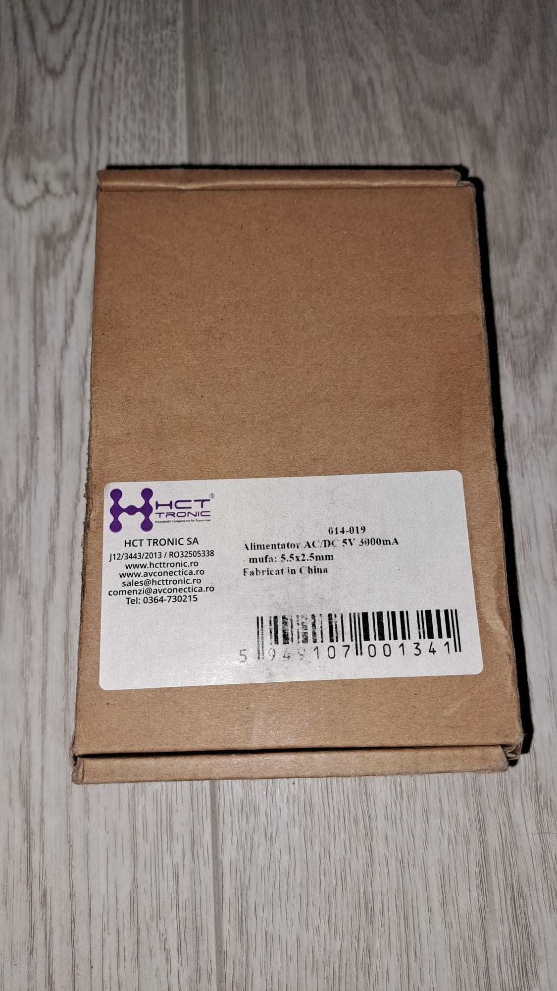 Alimentator (Transformator Incarcator) Stabilizat 5V 3A (3000 MA) Nou