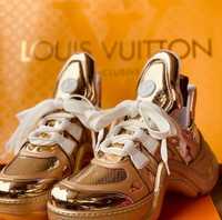 Adidasi Luis Vuitton Arch Gold Edition, dama