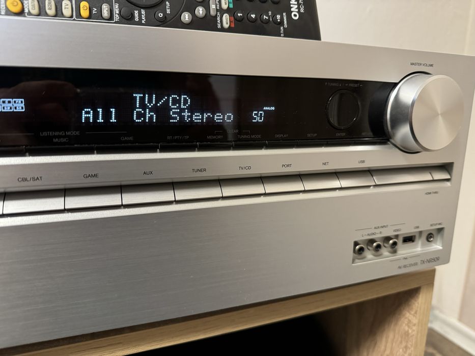 Onkyo TX-NR509 Като нов  Дистанционно