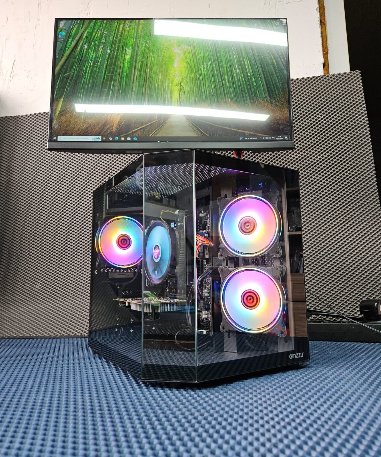 ИГРОВОЙ СИСТЕМНЫЙ БЛОК /RYZEN5/DDR4 16Gb/1050Ti/620Gb/новый корпус.
