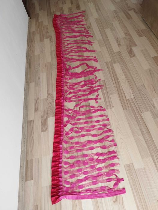 Perdea roz fucsia 300 x 59 cm
