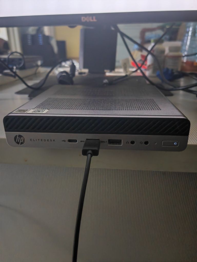 Мини PC-HP EliteDesk 705 G4 DM,AMD Ryzen 3 PRO 2200G, 16GB DDR4
