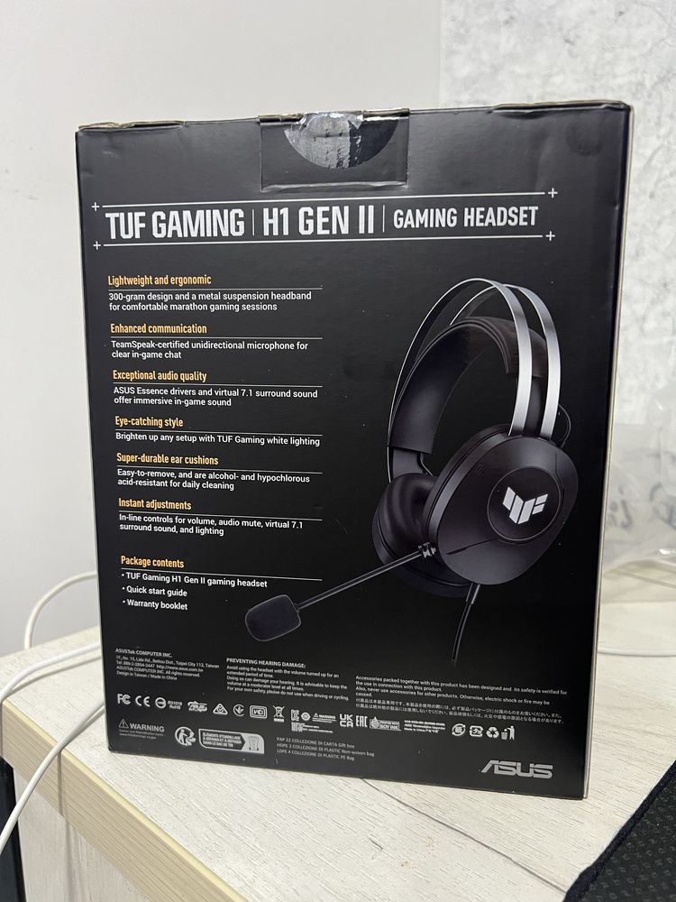 Наушники Asus Tuf Gaming H1