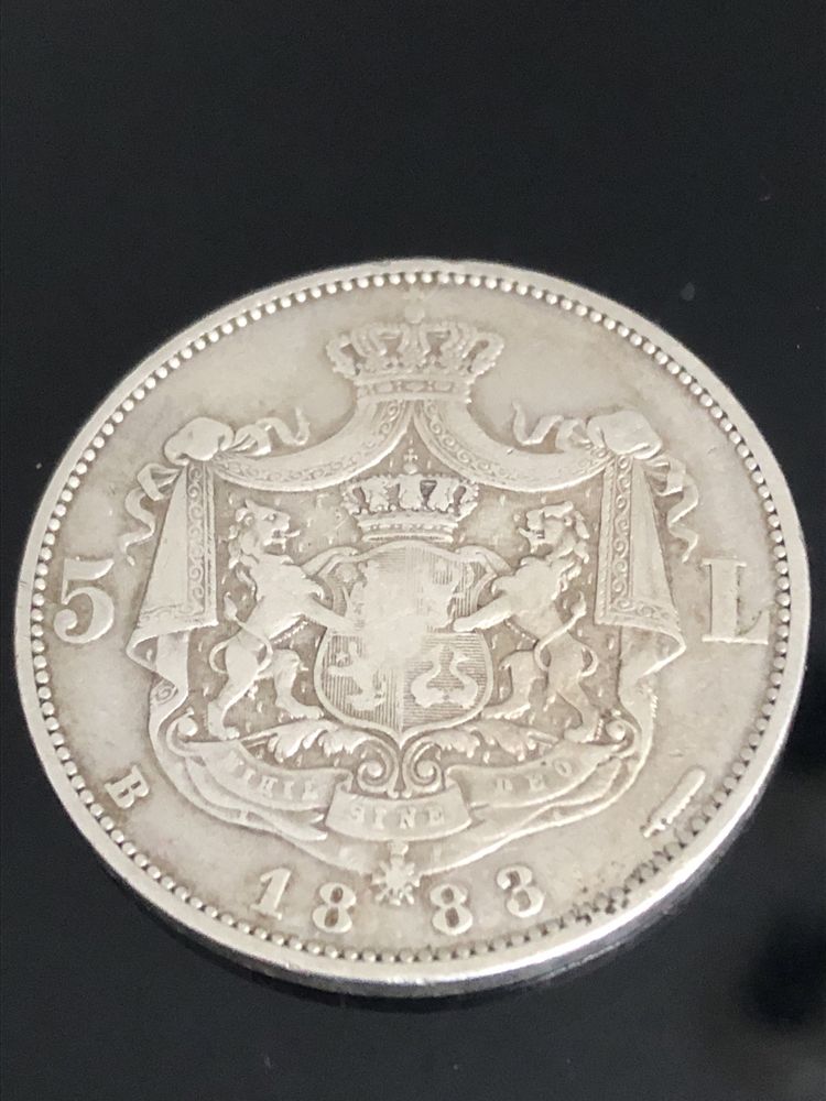 Monedă de argint - Carol I