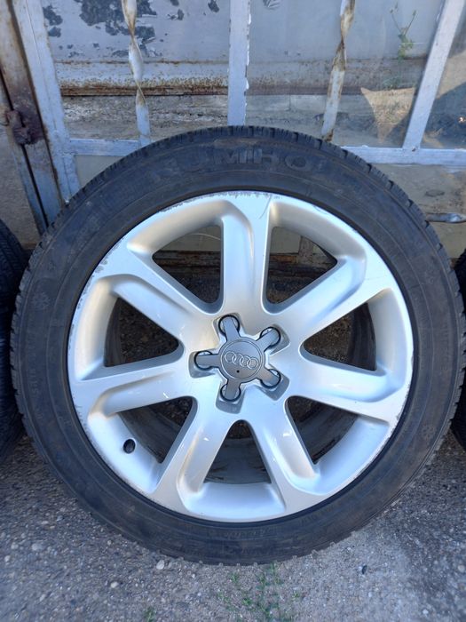 Vând jante R18 Audi originale Vw sau Skoda (5x112) butuc 66.6