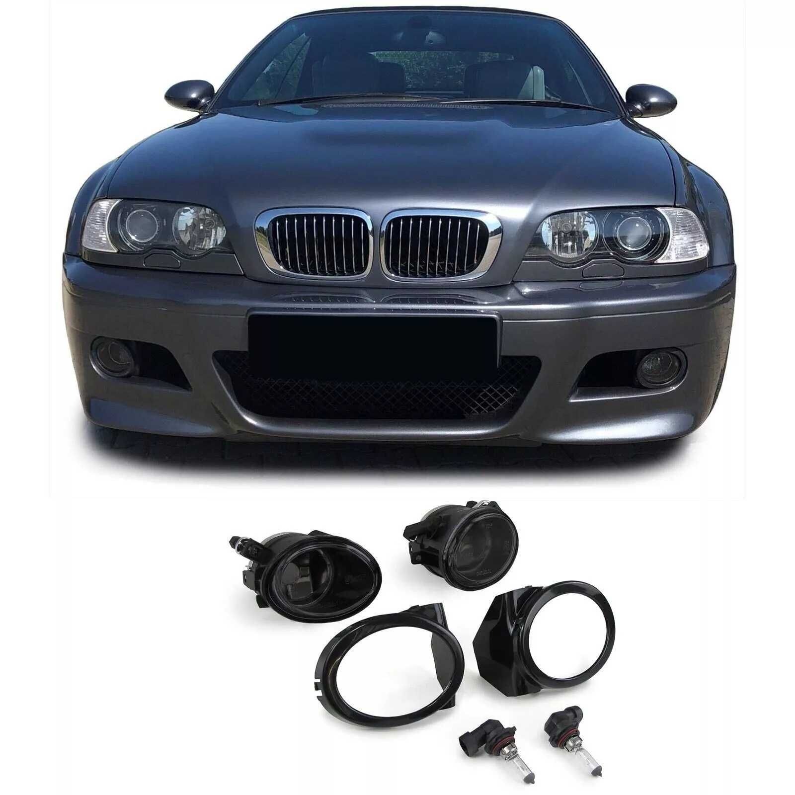 Халогени БМВ М броня Е46 Е39 Комплект BMW E39 E46 Тъмни затъмнени