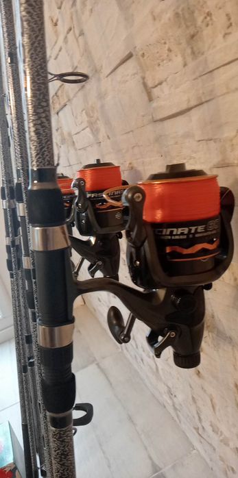 Set 3 lansete 3.9m plus 3 mulinete fascinate 80