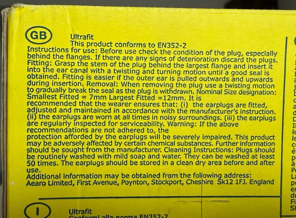 Antifoane interne 3M Ear Ultrafit cu snur de legatura