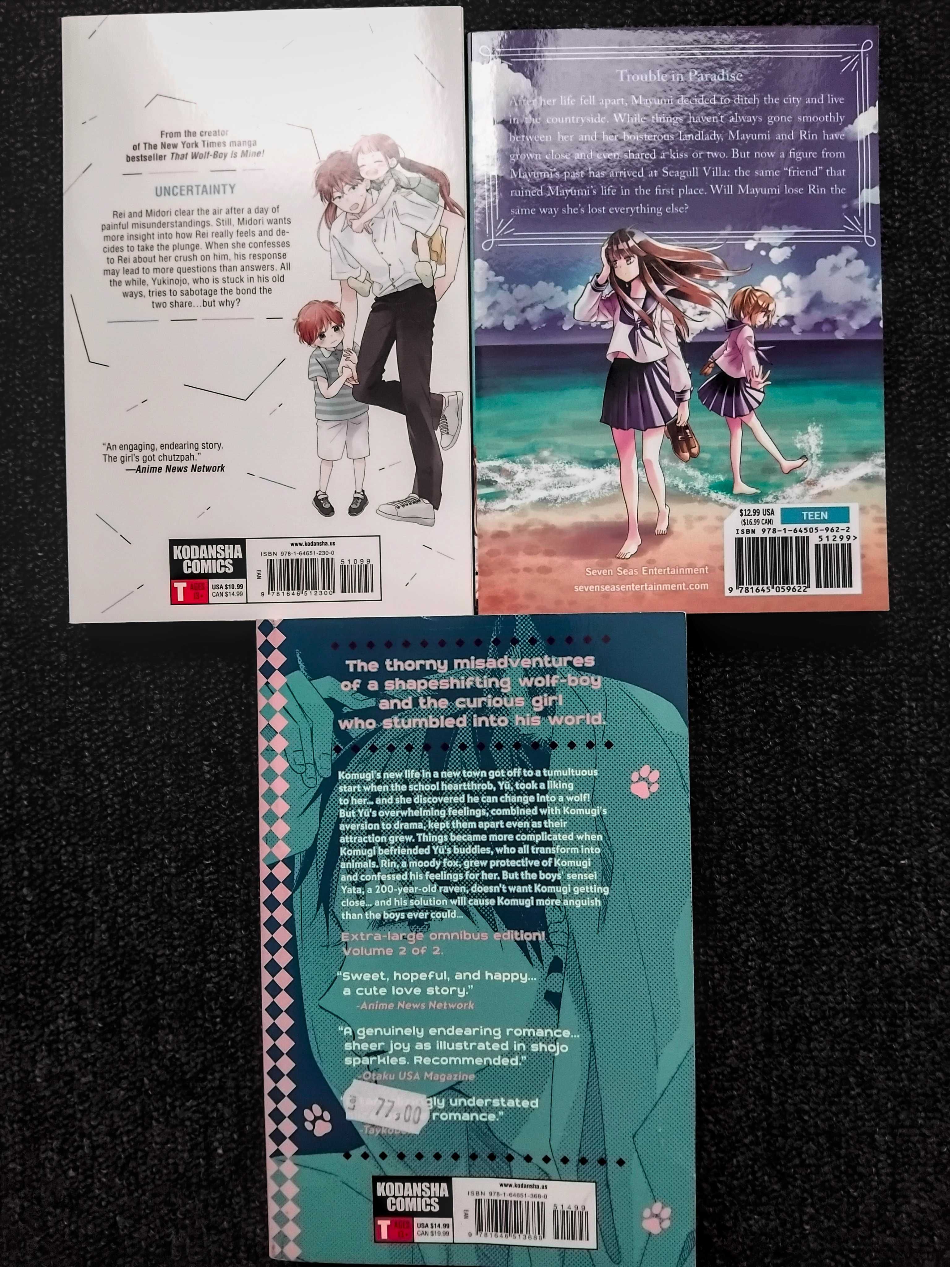 Pachet Manga - 13 vol - 120 Lei